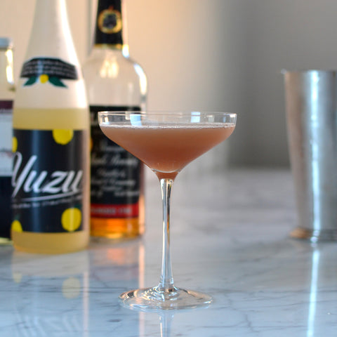 Love Yuzu Cocktail (A Jack Rose Riff)