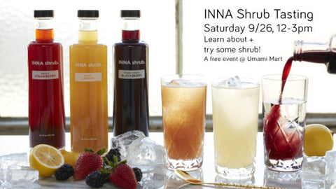 Sip + Shop: INNA Shrub Tasting