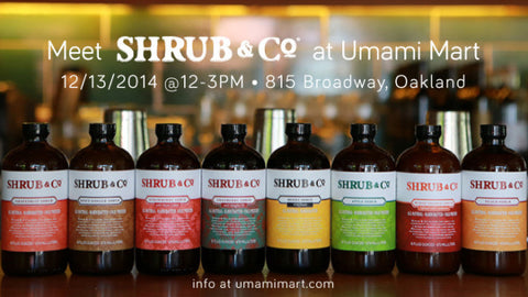 Upcoming Event: Meet Shrub & Co. (OAK)