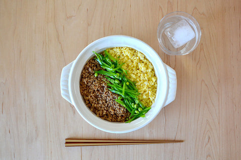 Japanify: Soboro Donburi (Crumbly Chicken Bowl)