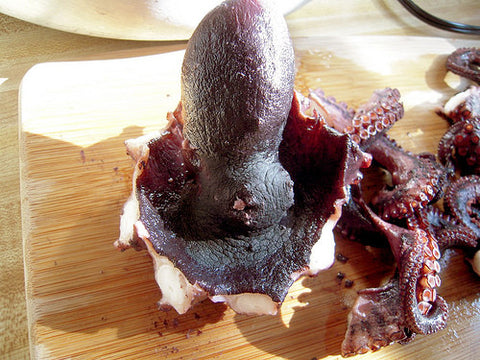 Japanify: Shrimp Avocado Salad with Kewpie-Wasabi Dressing (Octopus FAIL)