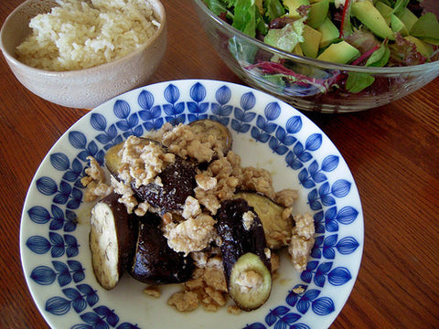 Japanify: Japanese Eggplant and Chicken Simmered in Miso
