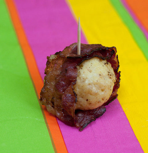 Culinography: Bacon-Covered Mazoh Balls