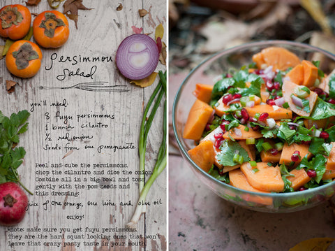 Forest Feast: Fuyu Persimmon Salad