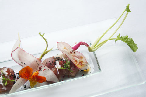 Culinography: Skipjack Tuna with Radishes