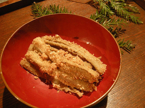 Peko-Peko's Tataki Gobo (Burdock Root with Toasted Sesame)
