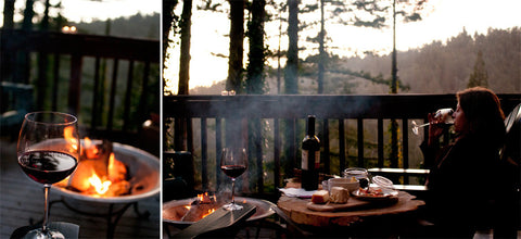 Culinogaphy: Wine by the Campfire
