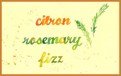 Forest Feast: Citron Rosemary Fizz