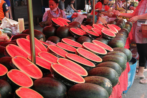 Postcard from Chiang Rai: Market Melons