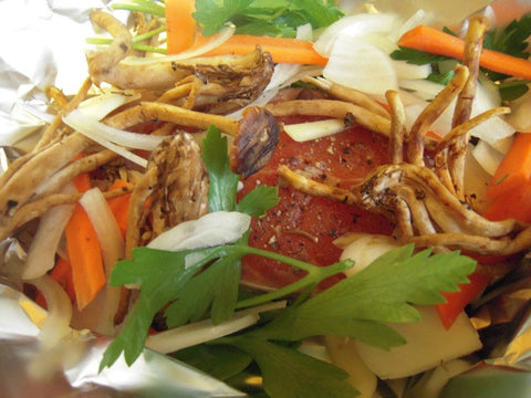 Lazyass Cookin': Steam-Baked Salmon