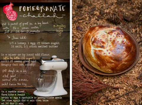 Forest Feast: Pomegranate Challah
