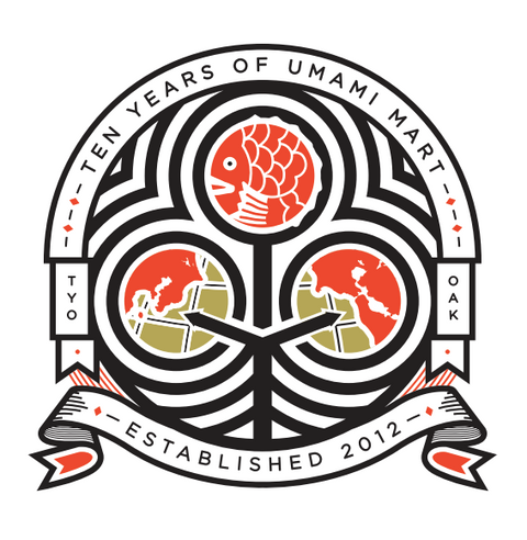 Umami Mart 10 Year Logo by Mike Cerwonka