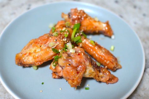 Conbini Creations: Sweet and Spicy Miso-Tobanjan Chicken Wings