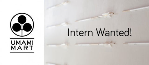 Umami Mart Seeks Intern!