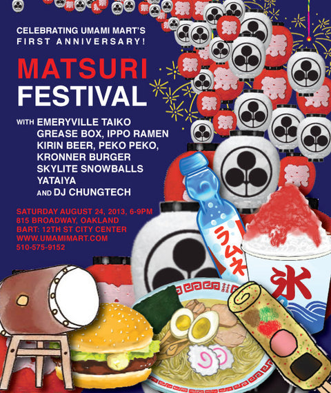Upcoming Event: Matsuri Festival (It's Our Birthday!)