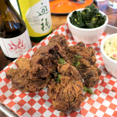 Fried Chicken with Sake at Miss Ollie's