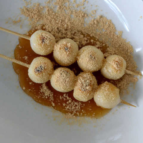 Kinako-Dusted Mitarashi Dango