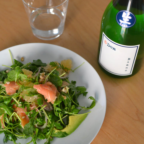 Den Sake Pairing: Trout + Citrus Salad