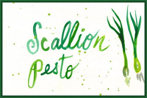 Forest Feast: Scallion Pesto