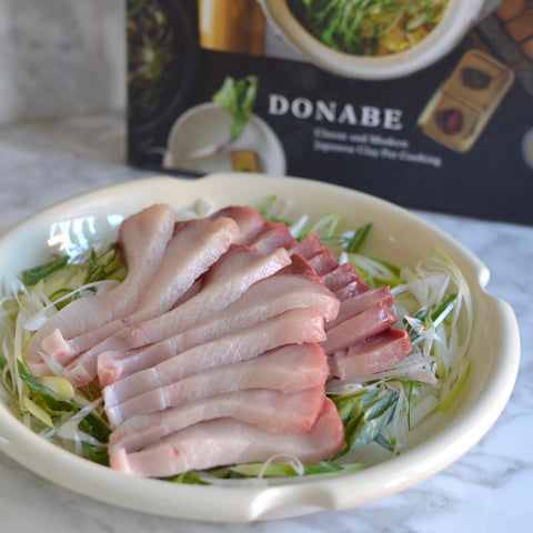 Cooking The Donabe Book: Steamed Yellowtail Shabu-Shabu