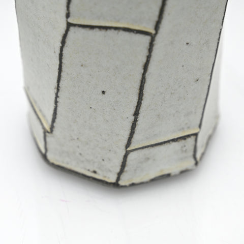 Abstract Cream Vase
