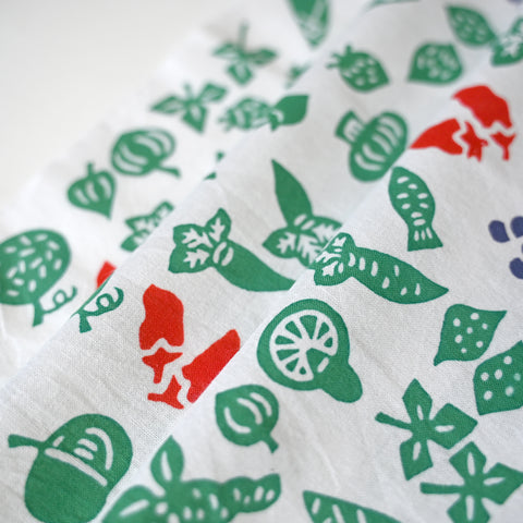 Fruits & Veggies Tenugui