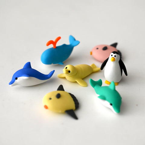 Marine Animal Puzzle Erasers
