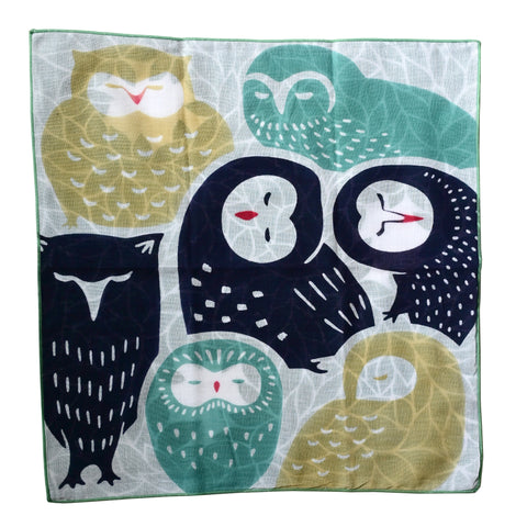 Kokage Yasumi Owl Furoshiki