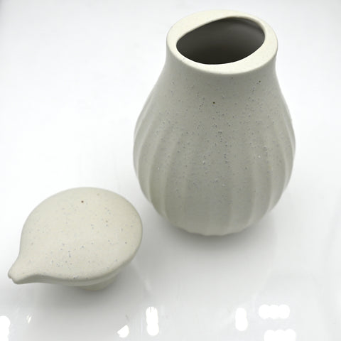 White Twist Top Shoyu Dispenser