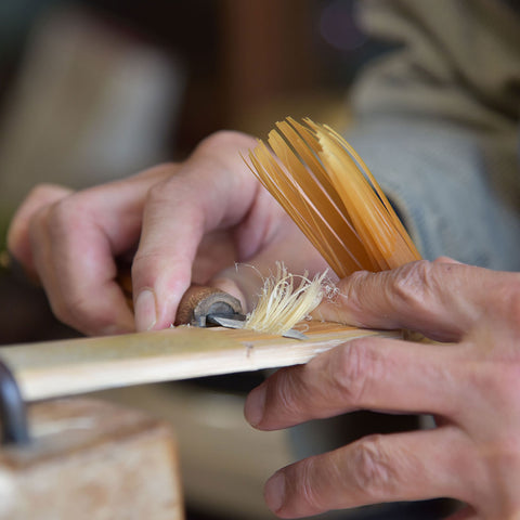 Suikaen Kazuho White Bamboo Matcha Whisk (Made in Japan)