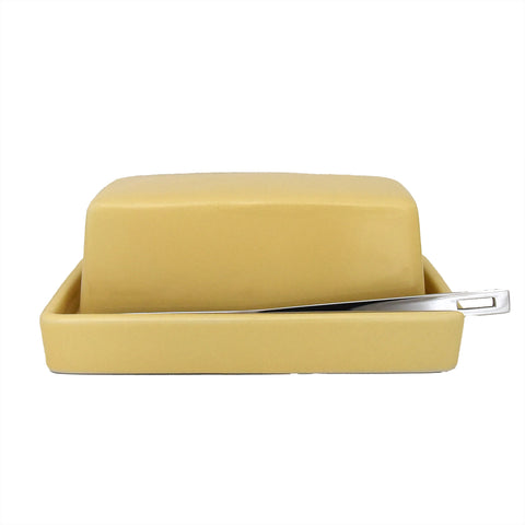Banana Butter Dish w. Knife