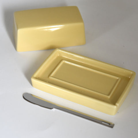 Banana Butter Dish w. Knife