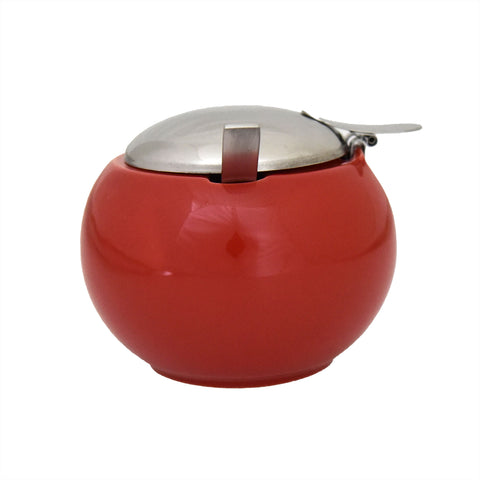 Tomato Condiment Pot w. Spoon