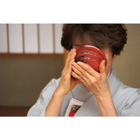 Noble Red Matcha Bowl