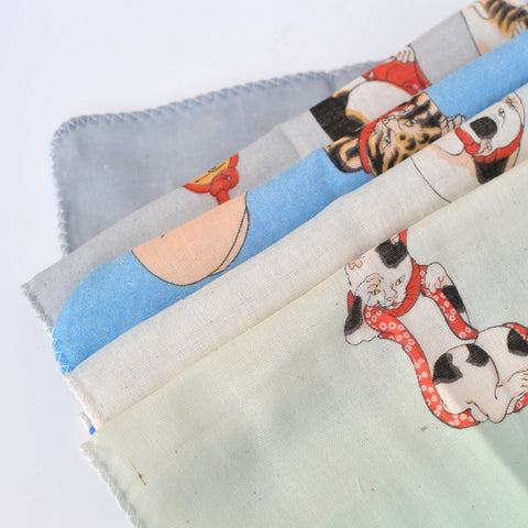 Cats, Blowfish + Octopus Tenugui