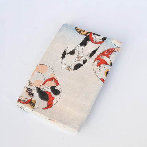 Cats, Blowfish + Octopus Tenugui