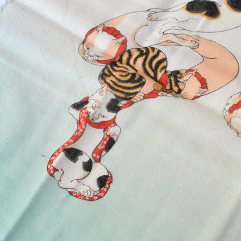 Cats, Blowfish + Octopus Tenugui