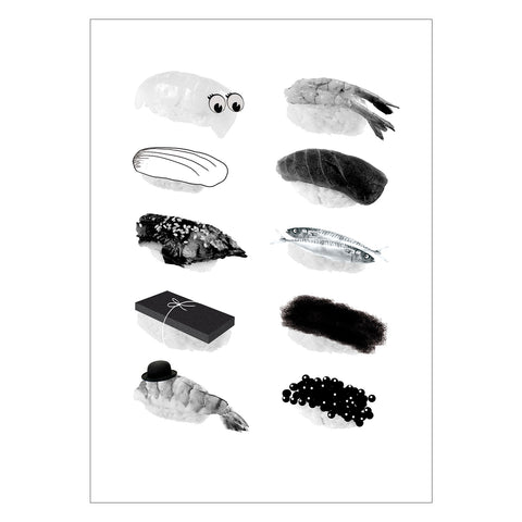 Sushi Greeting Card 6-Pack