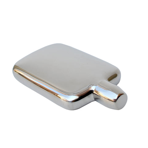 Curved Metal Flask