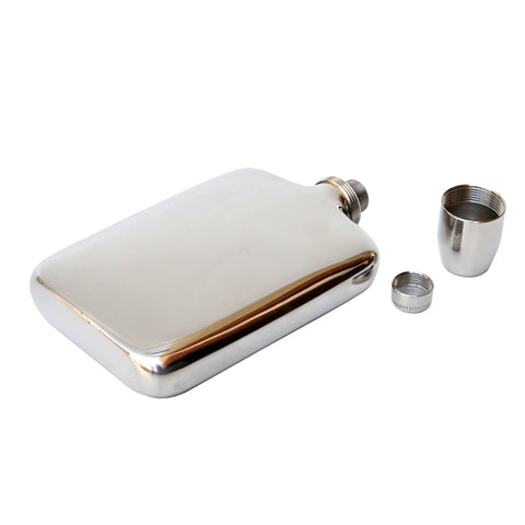 Curved Metal Flask