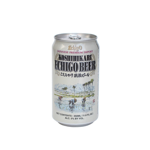 Koshihikari Echigo Beer Japanese Lager Craft Beer in a Can
