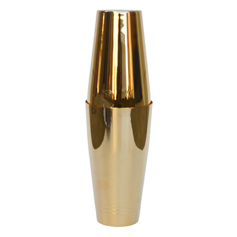 Japanese Yukiwa Gold Boston Shaker Set