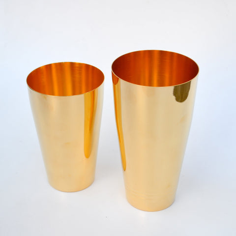 24K Gold Boston Shaker Set