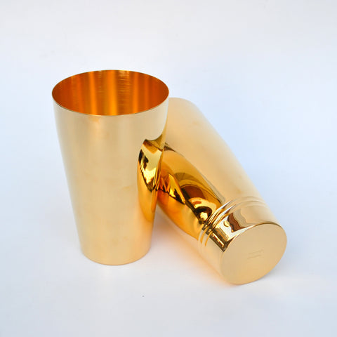 24K Gold Boston Shaker Set