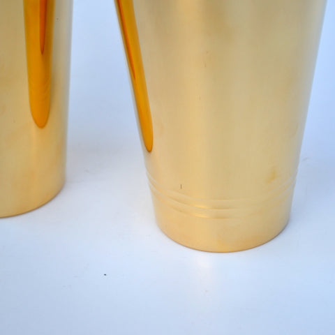 24K Gold Boston Shaker Set