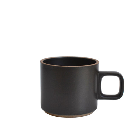 Small Black Hasami Porcelain Mug 11 oz
