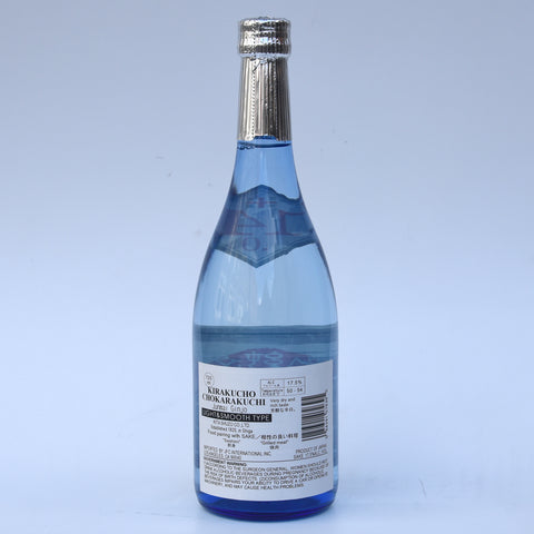 Kirakucho Chokarakuchi Junmai Ginjo Sake (BTL 720ml)