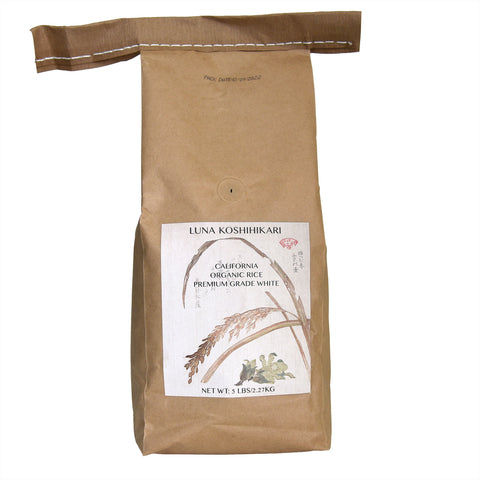 Luna Koshihikari Shinmai Organic Rice - 5lbs