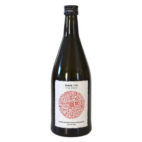 Mana 1751 True Vision Yamahai Tokubetsu  Muroka Genshu Junmai Sake (BTL 720ml)