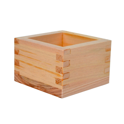 Hinoki Japanese Cypress Wood Masu for Sake